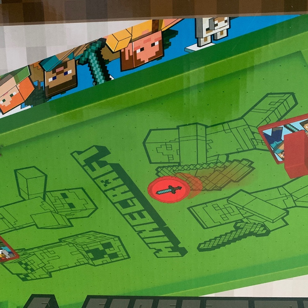 🆕 - MINECRAFT ARCADE AIR HOCKEY - Picture 6 of 6
